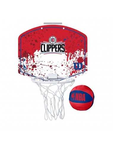 Set minicanasta wilson nba team mini hoop clippers