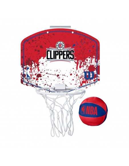 Set minicanasta wilson nba team mini hoop clippers