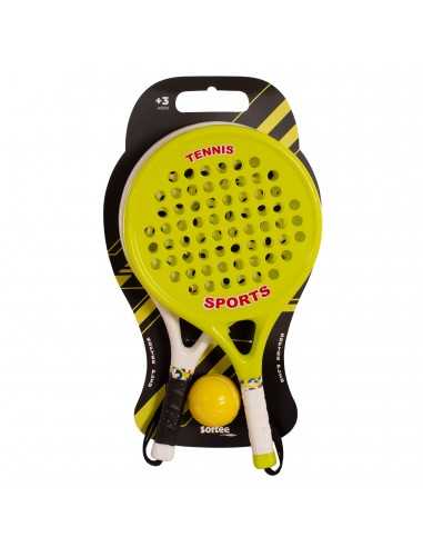 Juego de dos raquetas con pelota softee plio