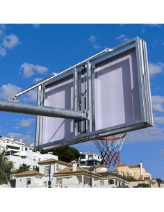 Juego 2 sistemas adaptación new automático galvanizado basket-minibasket para canastas softee