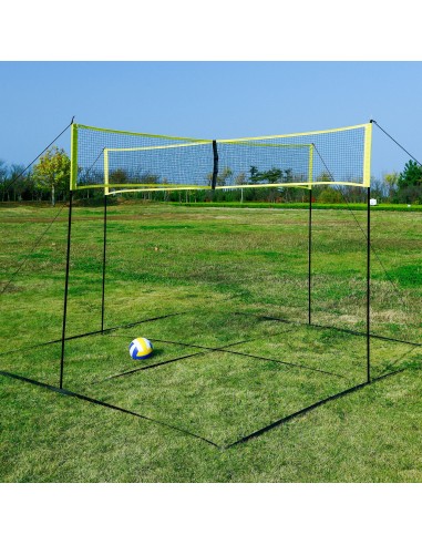 Crossnet volleyball