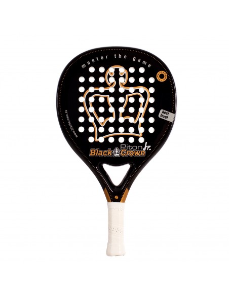 Pala de pádel black crown piton jr