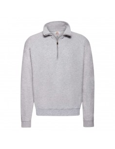 Sudadera fruit of the loom classic zip neck adulto
