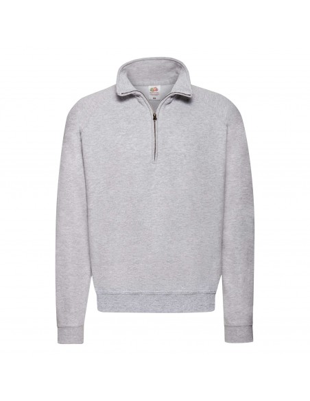 Sudadera fruit of the loom classic zip neck adulto