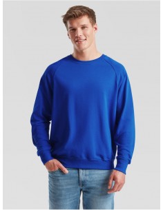 Sudadera fruit of the loom lightweight raglan sweat