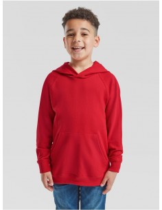 Sudadera infantil fruit of the loom lightweight hooded sweat