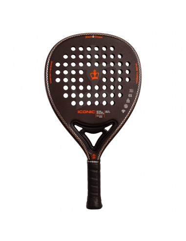 Pala de pádel black crown iconic