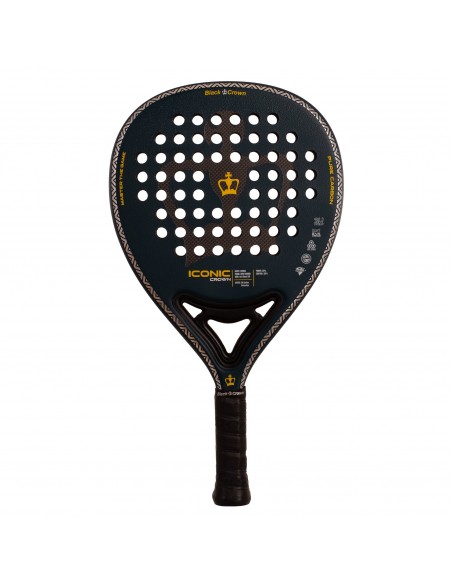 Pala de pádel black crown iconic crown
